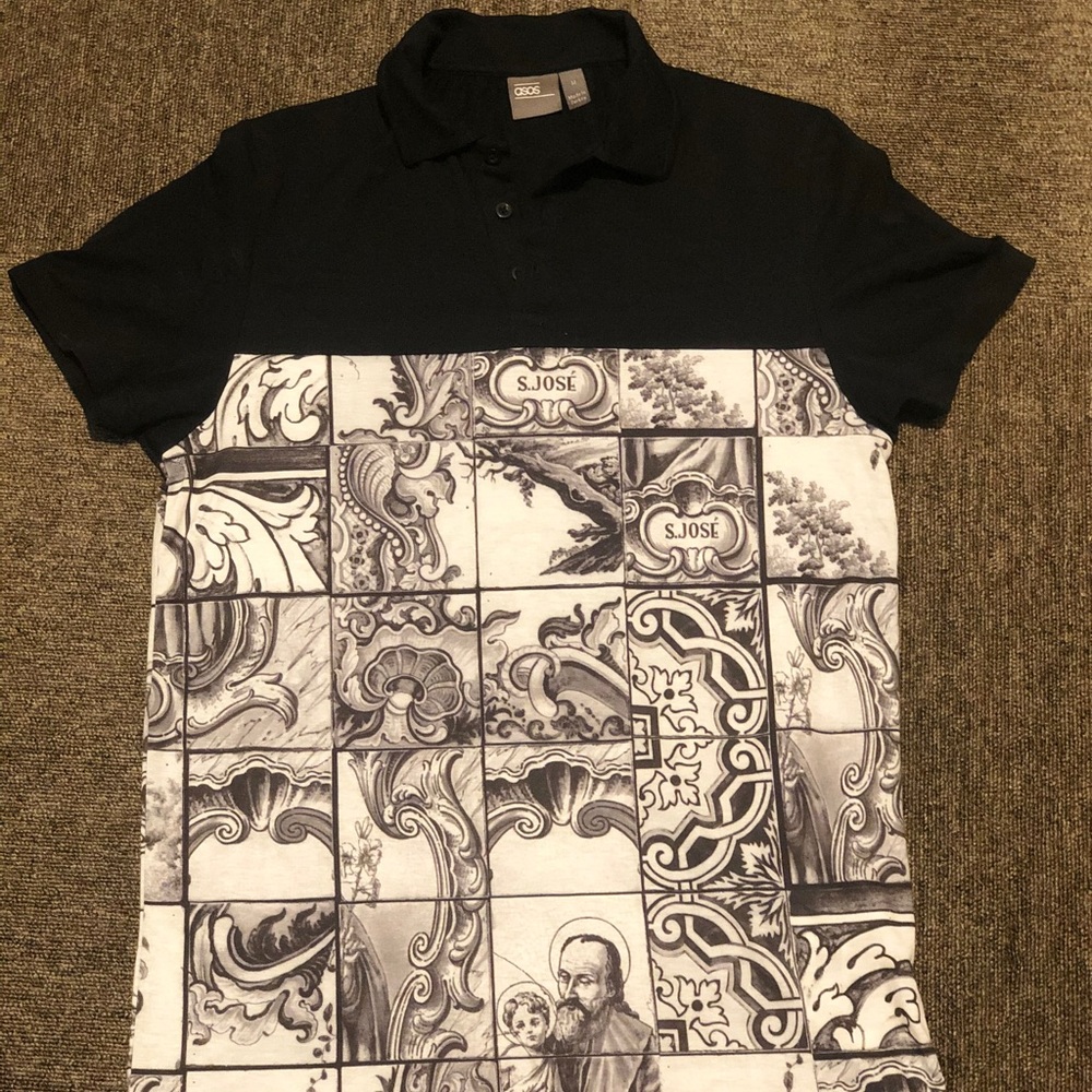 Black Polo T-Shirt
